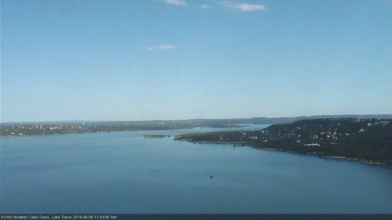 Lake Travis webcam, June 6, 2019 10:05 AM CT