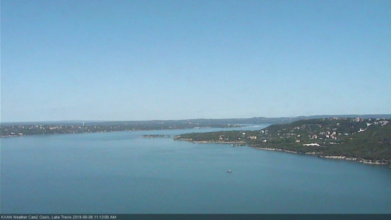 Lake Travis webcam, June 6, 2019 10:15 AM CT