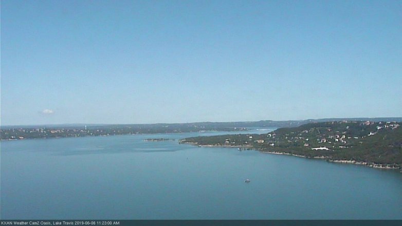 Lake Travis webcam, June 6, 2019 10:25 AM CT