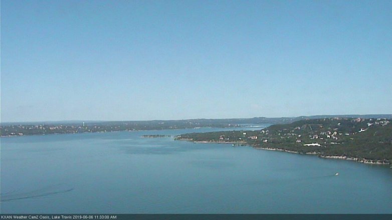 Lake Travis webcam, June 6, 2019 10:35 AM CT