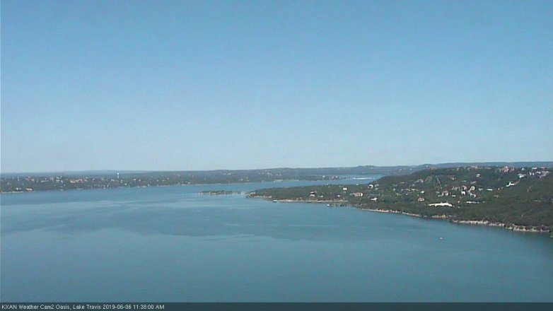 Lake Travis webcam, June 6, 2019 10:40 AM CT