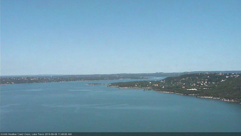 Lake Travis webcam, June 6, 2019 10:50 AM CT