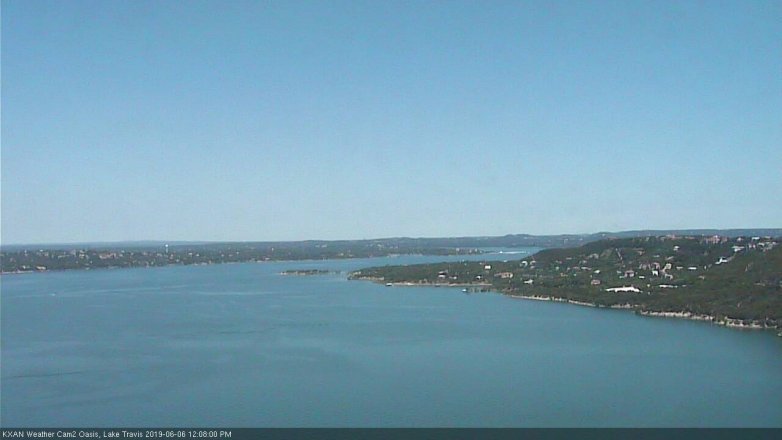 Lake Travis webcam, June 6, 2019 11:10 AM CT