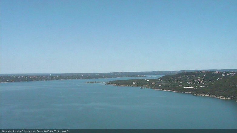 Lake Travis webcam, June 6, 2019 11:20 AM CT