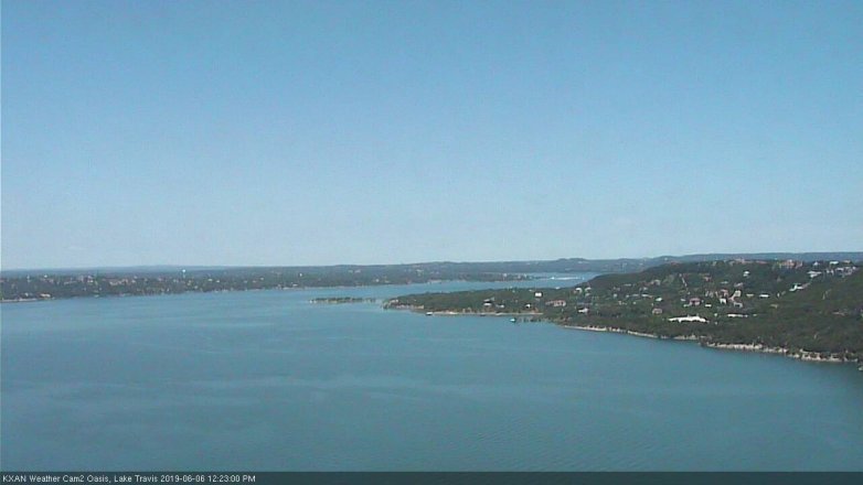 Lake Travis webcam, June 6, 2019 11:25 AM CT