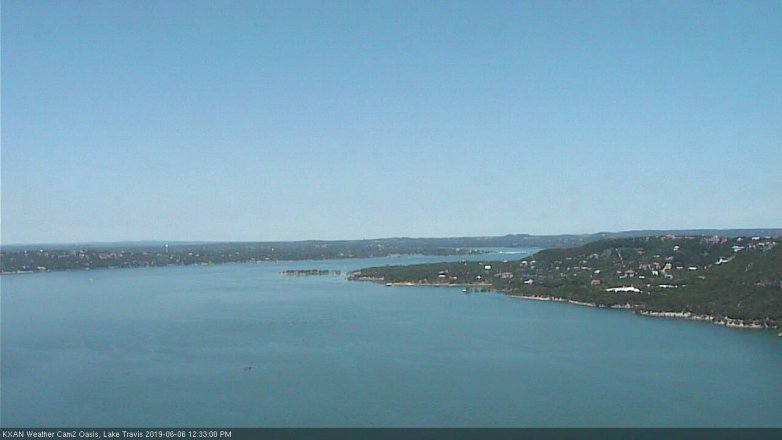 Lake Travis webcam, June 6, 2019 11:35 AM CT