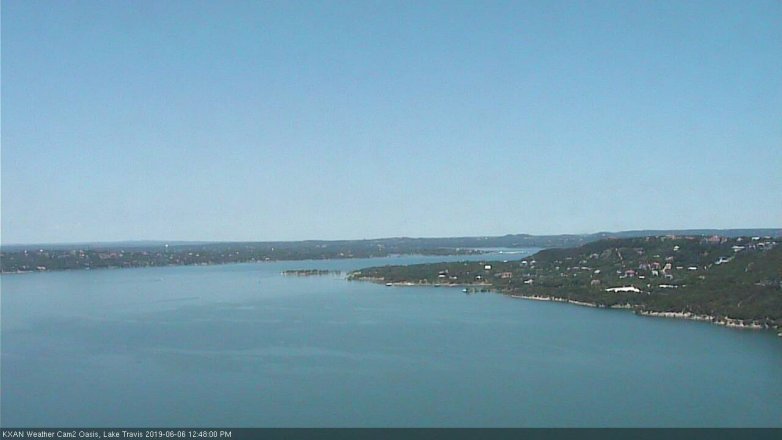 Lake Travis webcam, June 6, 2019 11:50 AM CT