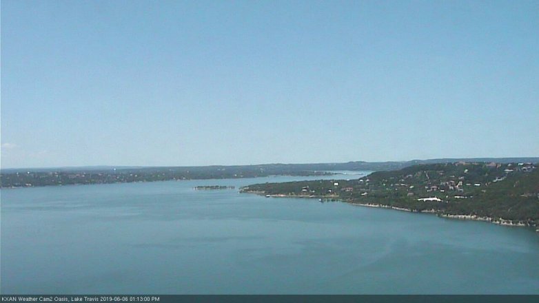 Lake Travis webcam, June 6, 2019 12:15 PM CT