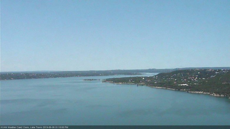 Lake Travis webcam, June 6, 2019 12:20 PM CT