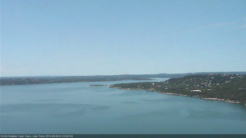 Lake Travis webcam, June 6, 2019 12:25 PM CT