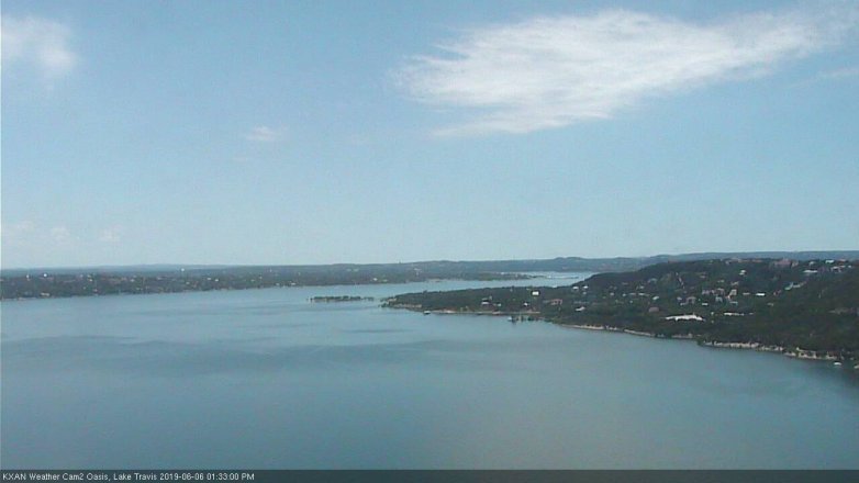 Lake Travis webcam, June 6, 2019 12:35 PM CT