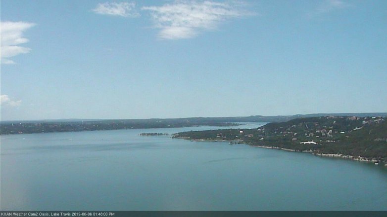 Lake Travis webcam, June 6, 2019 12:50 PM CT