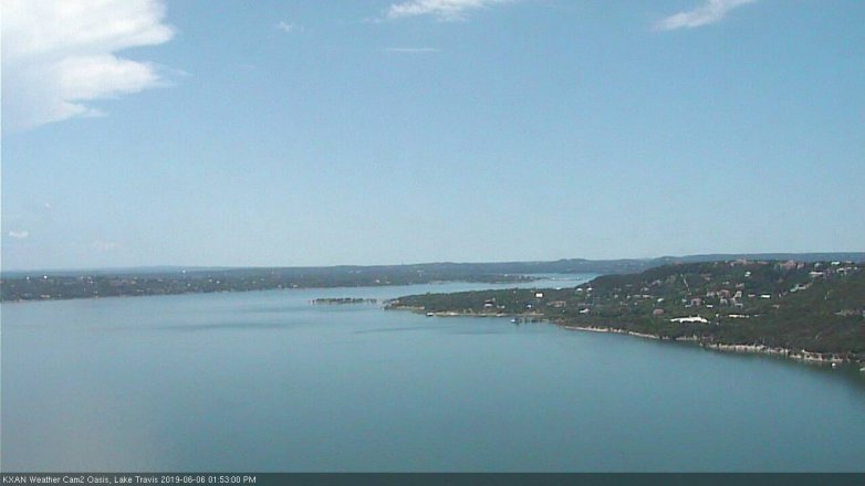 Lake Travis webcam, June 6, 2019 12:55 PM CT
