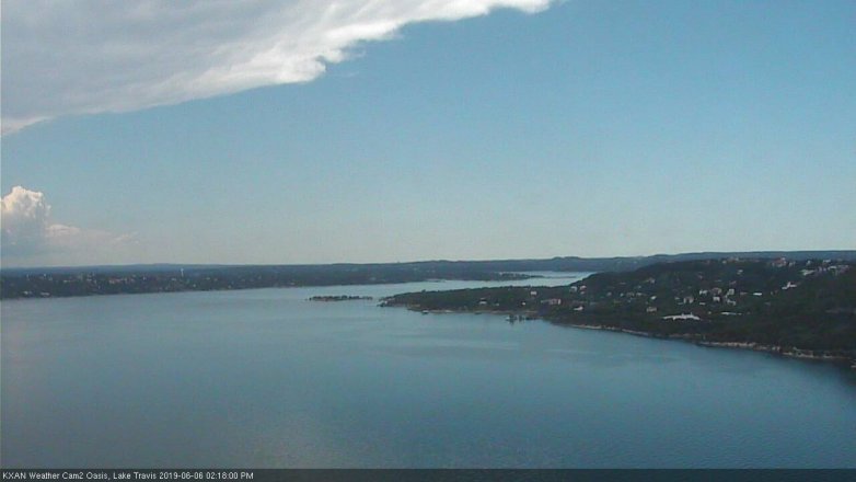 Lake Travis webcam, June 6, 2019 1:20 PM CT
