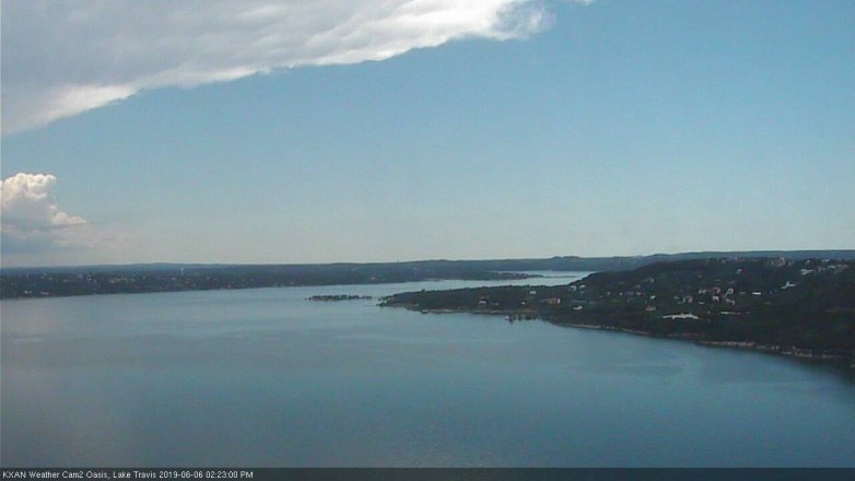 Lake Travis webcam, June 6, 2019 1:25 PM CT
