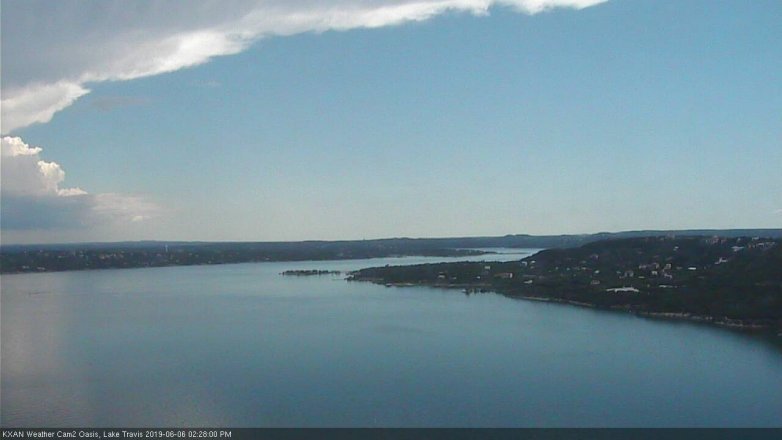 Lake Travis webcam, June 6, 2019 1:30 PM CT