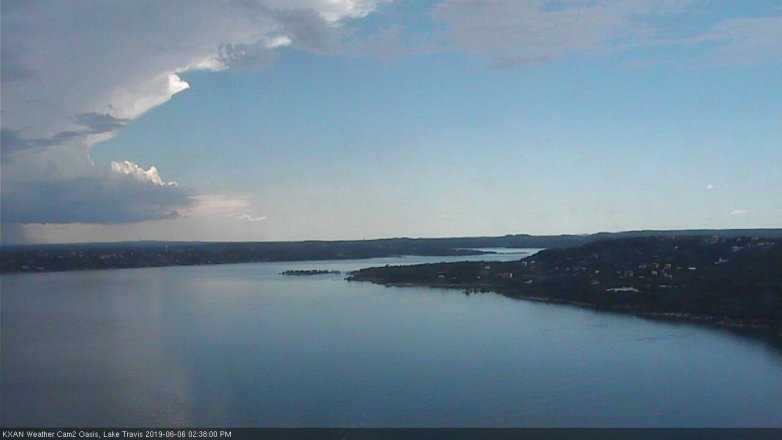 Lake Travis webcam, June 6, 2019 1:40 PM CT