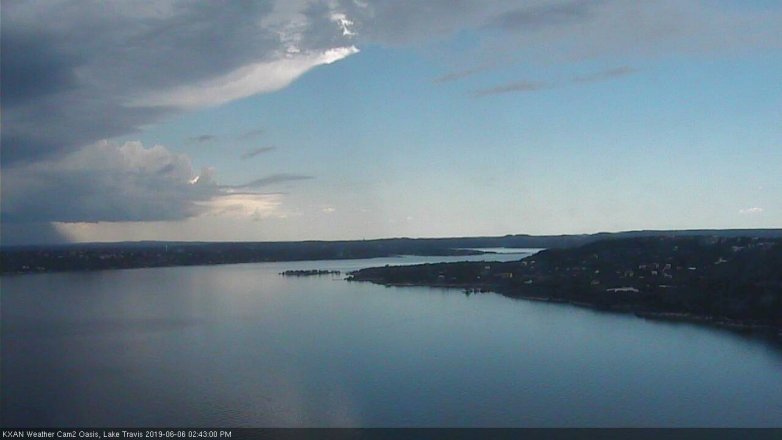 Lake Travis webcam, June 6, 2019 1:45 PM CT