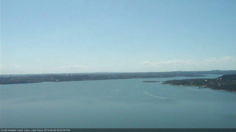 Lake Travis webcam, June 6, 2019 3:05 PM CT
