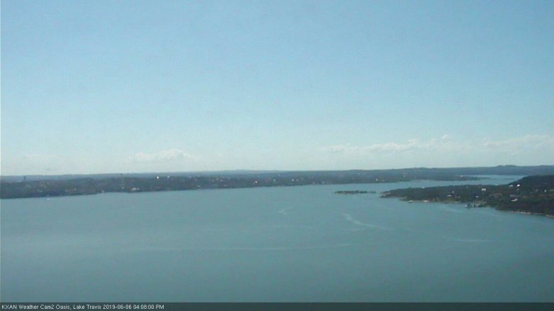 Lake Travis webcam, June 6, 2019 3:10 PM CT