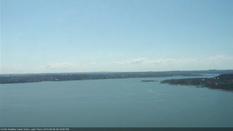 Lake Travis webcam, June 6, 2019 3:20 PM CT