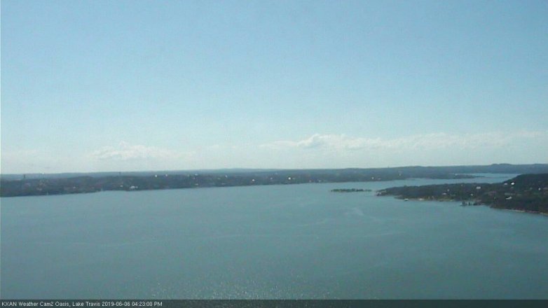 Lake Travis webcam, June 6, 2019 3:25 PM CT