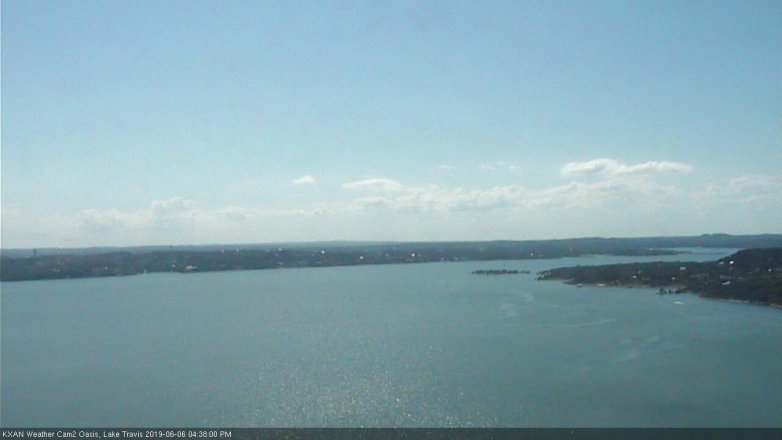 Lake Travis webcam, June 6, 2019 3:40 PM CT