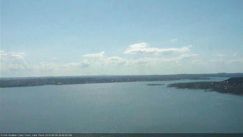 Lake Travis webcam, June 6, 2019 3:50 PM CT