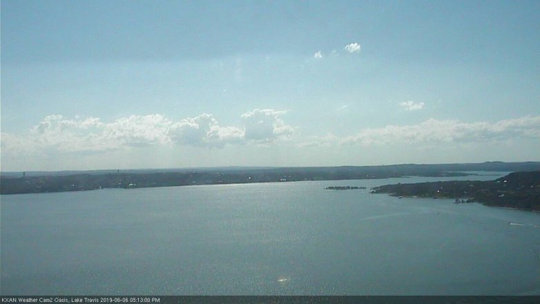Lake Travis webcam, June 6, 2019 4:15 PM CT