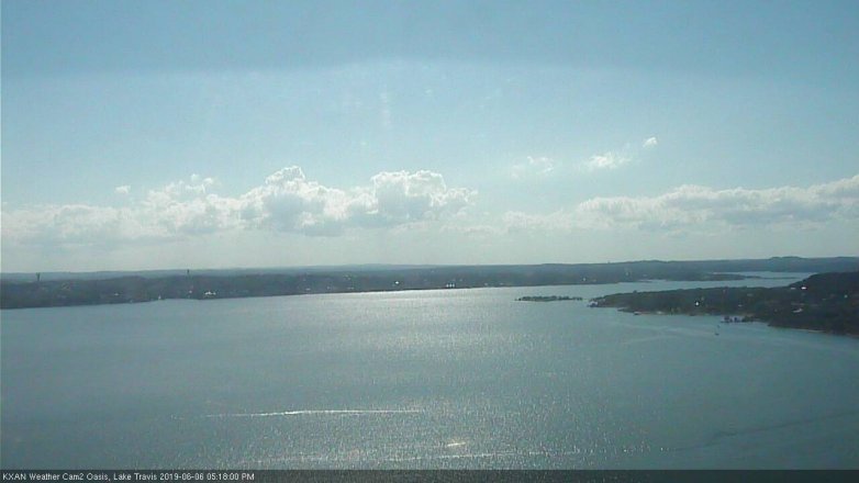 Lake Travis webcam, June 6, 2019 4:20 PM CT