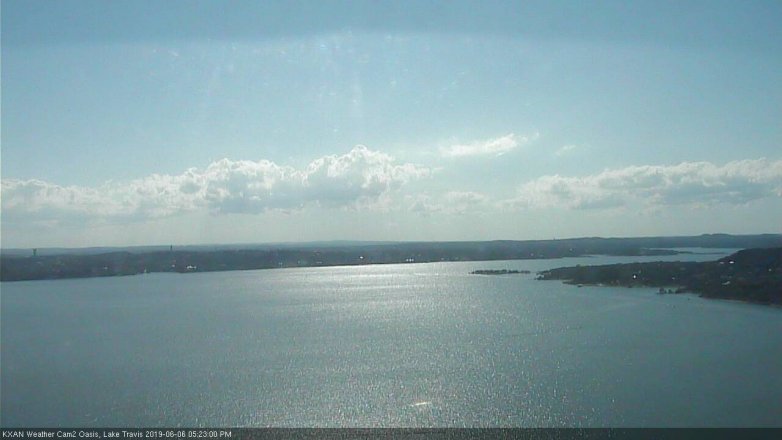 Lake Travis webcam, June 6, 2019 4:25 PM CT