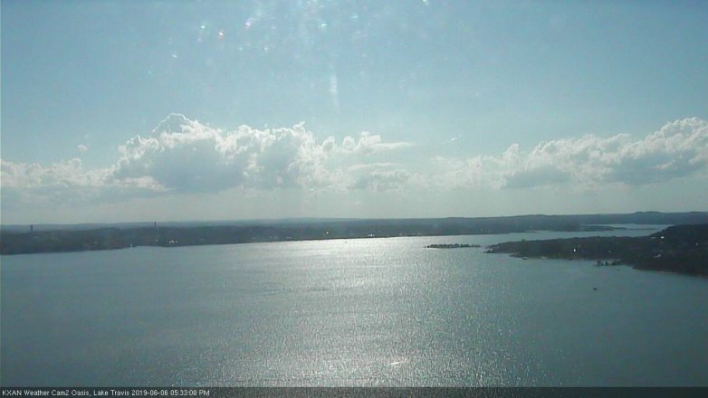 Lake Travis webcam, June 6, 2019 4:35 PM CT