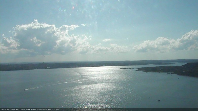 Lake Travis webcam, June 6, 2019 4:45 PM CT