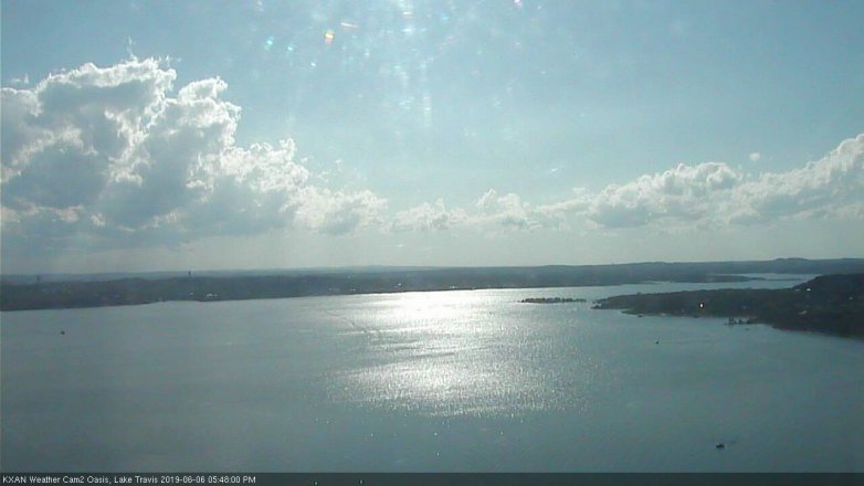 Lake Travis webcam, June 6, 2019 4:50 PM CT