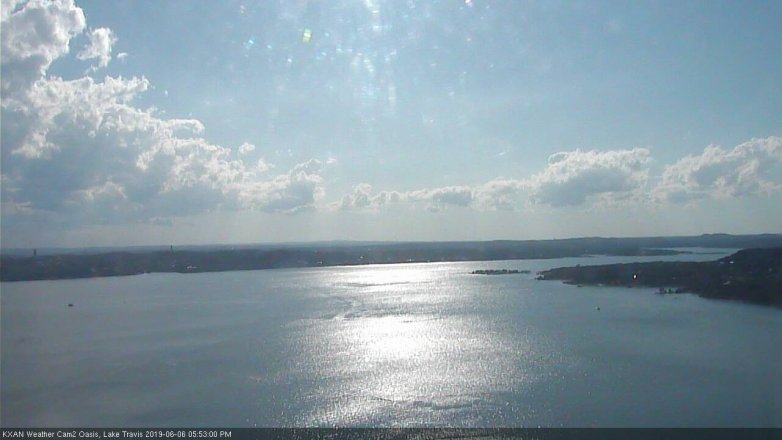 Lake Travis webcam, June 6, 2019 4:55 PM CT