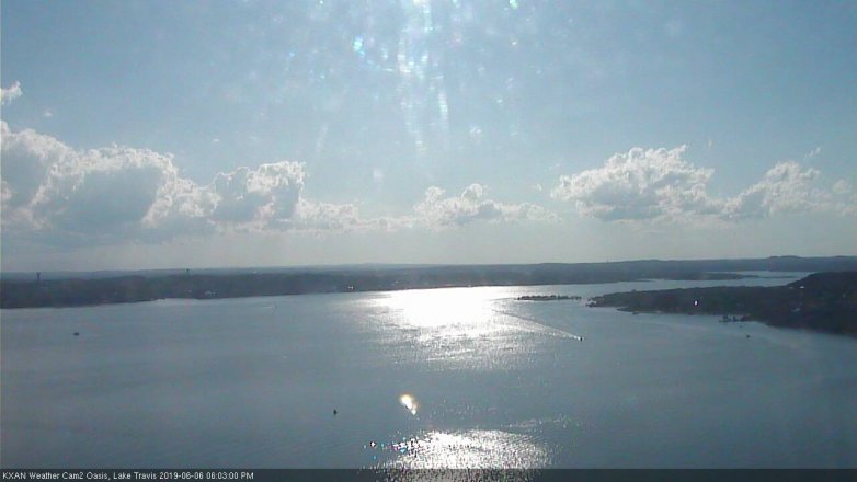 Lake Travis webcam, June 6, 2019 5:05 PM CT