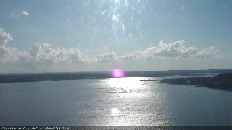 Lake Travis webcam, June 6, 2019 5:15 PM CT