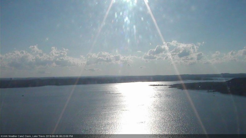 Lake Travis webcam, June 6, 2019 5:25 PM CT