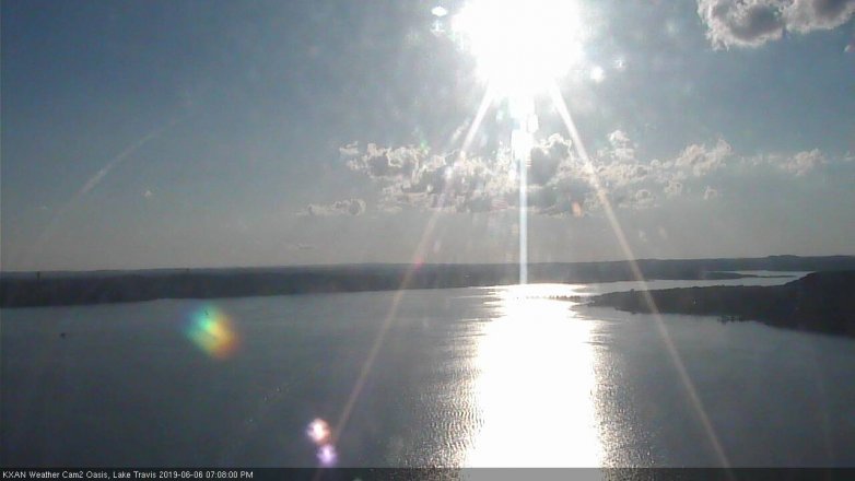 Lake Travis webcam, June 6, 2019 6:10 PM CT