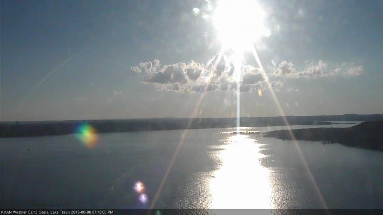 Lake Travis webcam, June 6, 2019 6:15 PM CT