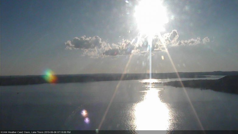 Lake Travis webcam, June 6, 2019 6:20 PM CT