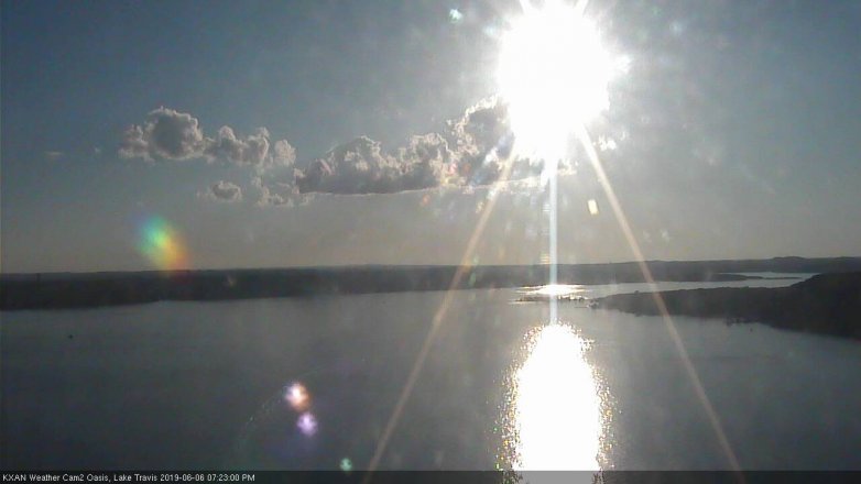 Lake Travis webcam, June 6, 2019 6:25 PM CT
