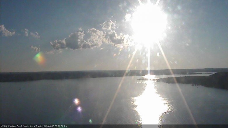 Lake Travis webcam, June 6, 2019 6:30 PM CT