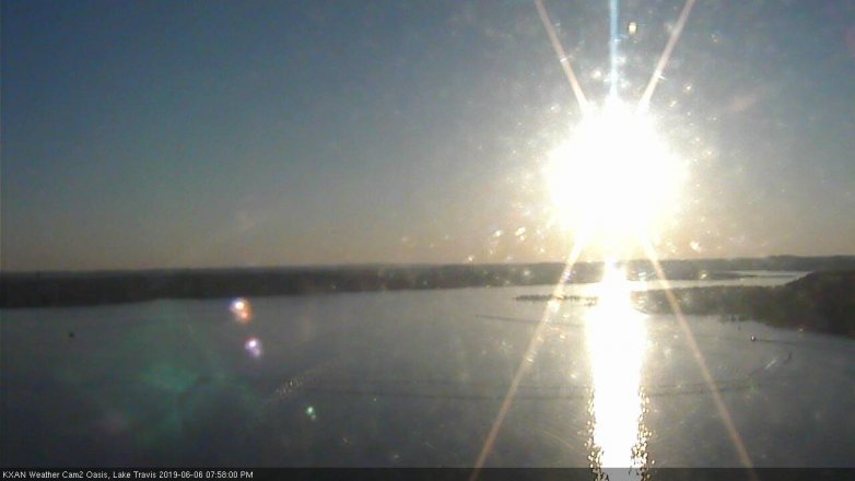 Lake Travis webcam, June 6, 2019 7:00 PM CT