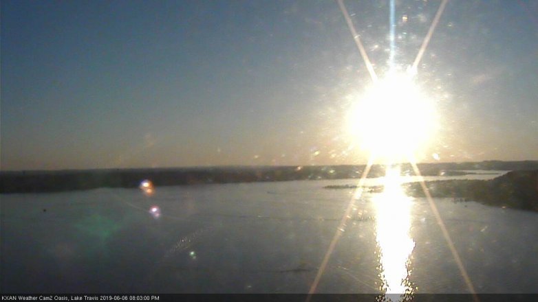 Lake Travis webcam, June 6, 2019 7:05 PM CT