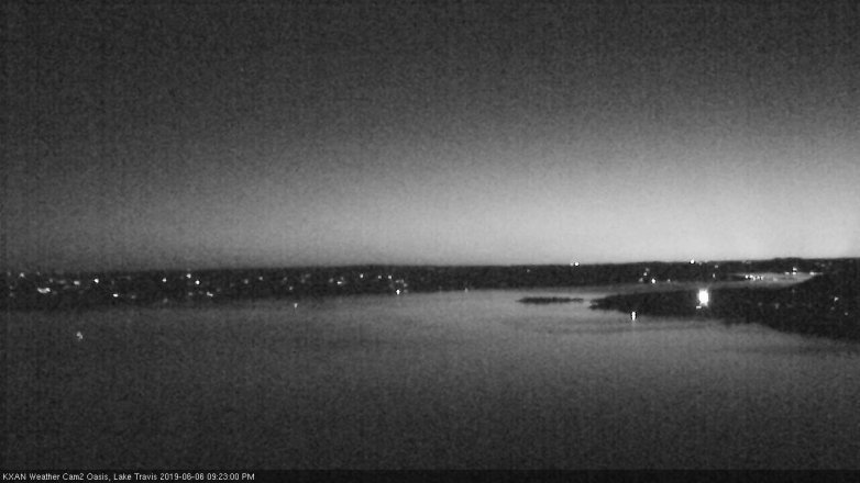 Lake Travis webcam, June 6, 2019 8:25 PM CT