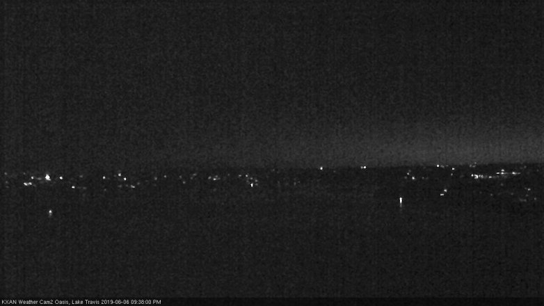 Lake Travis webcam, June 6, 2019 8:40 PM CT