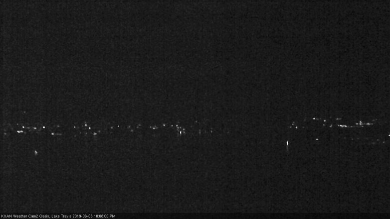 Lake Travis webcam, June 6, 2019 9:10 PM CT
