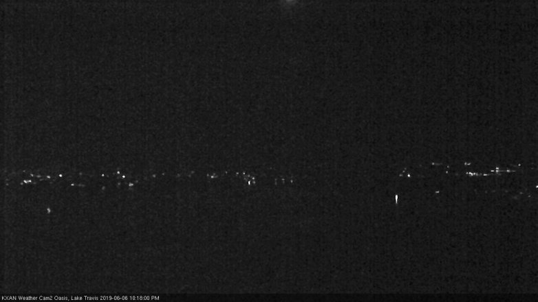 Lake Travis webcam, June 6, 2019 9:20 PM CT
