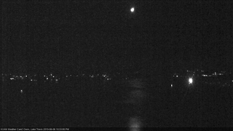Lake Travis webcam, June 6, 2019 9:35 PM CT